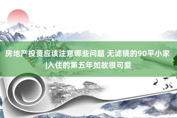 房地产投资应该注意哪些问题 无滤镜的90平小家 |入住的第五年如故很可爱