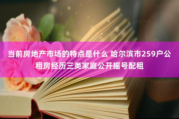 当前房地产市场的特点是什么 哈尔滨市259户公租房经历三类家庭公开摇号配租